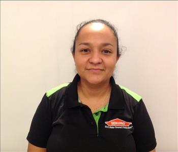 Maricela Aguilar, team member at SERVPRO of Central and West Plano