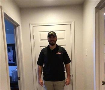 Justin Lewis, team member at SERVPRO of Central and West Plano