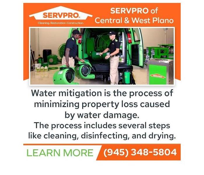SERVPRO technicians with truck and equipment